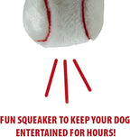 Jeffers Pet Sporty Pup Plush Football Squeaker Dog Toy, 8" - Soft Interactive Plush Ball for Dogs & Puppies, Indoor Play, Fetch, Cuddle, Interactive Fun, Birthday, Holiday, Christmas, Halloween