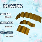 REEFSHAPE Aquarium or Terrarium Substrate Cliffs Combo Pack | Separate Substrate Layers in Aquariums or Terrariums to Create Cliffs & Depth | Made in USA (Cliff Combo, Tan)