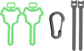 Dog Poop Bag Holder, Waste Bag Holder, Dog Poop Bag Carrier, Hand Free Holder (2 pack, Green)
