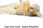 3 Pack Catnip Toys for Indoor Cats – Interactive Kitten Toys with Silvervine Stick & Feather, Durable Chew & Kick Cat Toys for Stress Relief & Play