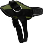 ShawnCo Essential Dog Harness, No-Pull Pet Vest (Olive Green,XL) | 3 Leash Clips, Easy On, No-Choke, Reflective, Adjustable Fit, Padded Comfort, Control Handle, For Small, Medium & Large Dogs