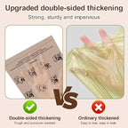 Thick Strong Leak Proof Waste Bag for Dogs with Holder-270 CoffeeLarge Poop Bags,Biodegradable Dog Poo Bags with Corn Starch Blended Compostable Bag