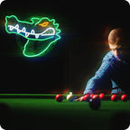 IMTATTO Alligator neon sign crocodile LED light for wall decor, USB powered, bar pub store club garage bedroom, home artwork