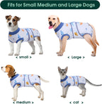 Kuoser Recovery Suit for Dogs Cats After Surgery, Professional Pet Recovery Shirt Dog Abdominal Wounds Bandages, Substitute E-Collar & Cone,Prevent Licking Dog Onesies Pet Surgery Recovery Suit