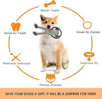 Rope Dog Toys to Keep Them Busy - Tug of War Dog Toys for Boredom Plush Interactive Squeaky Puppy Toys for Small Medium Large Dogs