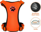 Lukovee Dog Seat Belt - Adjustable Dog Car Harness for Large, Medium & Small Dogs, Soft Padded & Breathable Mesh Dog Seatbelt with Vehicle Connector Strap (Orange, X-Small)