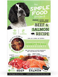 Simple Food Project - Beef & Salmon Recipe - Freeze Dried Raw Food for Dogs - 24oz