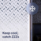 Nectar Ultra Hybrid 15” Twin Mattress - Medium Firm - Cooling Fibers & Temperature Regulating Material - 4” Pressure Relief Layer - Zoned Ergonomic Support Layer - 365-Night Mattress Trial