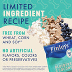 Finley's Blueberry Coconut Dog Biscuit Treats, All Natural, Limited Ingredient Dog, 12 Ounce (Pack of 1)