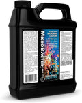 Brightwell Aquatics MicroBacter Clean - Microbial Culture & Enzyme Blend Fish Tank Cleaner - Cleans Live Rock Surfaces for Saltwater Fish Habitats - Aquarium Water Treatments, 67.6 fl oz
