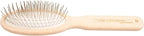 Chris Christensen 20 mm Oval Pin Dog Brush, Original Series, Groom Like a Professional, Stainless Steel Pins, Lightweight Beech Wood Body, Ground and Polished Tips