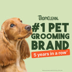 TropiClean Papaya & Coconut Dog Wipes for Paws and Bottom | Deep Cleaning Dog Grooming Wipes | Safe for The Face | Cat Friendly | 400 Count