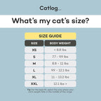 Health Tracker for Cats - Smart Cat Collar with Safety Breakaway Buckle for Indoor Cats, Wellness Alerts, Real-time Monitoring (Ice Blue, XXL)
