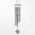 Woodstock Chimes Pluto Wind Chime for Outside 37" Grey Medium Tone Sound for Outdoor Garden, Patio, Porch Decor Gifts, Encore Collection, DCY37