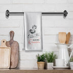 Baking Towels for Women- Funny Joked Queen Hand Dish Kitchen DéCor,Absorbent Tea Towel,Gift for Mother Hostess New Home Friend Housewarming 16" x 24”