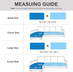 FUANGUI 2 Pack Waterproof Couch Cover for Dogs for Sectional Sofa | Washable Pet Couch Covers for Pets, Non Slip 2 PCS L Shaped Sofa Slipcover, Sofa Covers for 3 Cushion Couch Sofa Pet Friendly