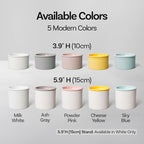 Hello Bowl Elevated Ceramic Cat Bowl with Stand, Raised Whisker-Friendly Feeding Bowl for Cats & Small Dogs, Patented Design, Made in Korea (5.9" H - Pink, Square/Dry)