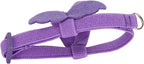 Bird Harness and Leash Adjustable Bite Traction Rope for Training or Outdoor Walks Bird Accessories (Purple)