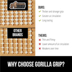 GORILLA GRIP Strong Rug Pad Gripper, 8x11 FT, US Designed, Grips Help Keep Area Rugs Safe and in Place, Slip and Skid Resistant Pads for Hard Floors, Under Carpet Mat Cushion and Hardwood Protection