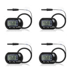 DaToo Aquarium Thermometer with Large LCD Display Fahrenheit/Celsius(℉/℃) Fish Tank Thermometer for Aquarium Reptile Terrarium Digital Water Thermometer with Suction Cup(4 Pack)