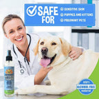 Bodhi Dog Waterless Shampoo for Dogs & Cats - Natural Dry Shampoo, Neutralizes Odor, No Rinse Needed, Safe for All Breeds - Made in USA - Lemongrass Scent (8 Fl Oz)