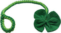 Baba&Nana Braided Fleece Dog Tug Toy, 2026 St. Patrick's Day Gifts for Your Furry Dog Friend, Assorted Colors Tug Rope Toys, Interactive Tug of War Toy for Agility Dogs (Four-Leaf Clover Style)