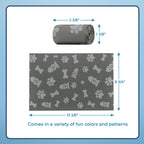 Best Pet Supplies Dog Poop Bags (240 Bags) for Waste Refuse Cleanup, Doggy Roll Replacements for Outdoor Puppy Walking and Travel, Leak Proof and Tear Resistant, Thick Plastic - Gray