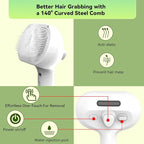 Pet Steam Brush, 3-in-1 Spray Hair Removal Comb for Dog and Cat, Steam for Shedding and Grooming, Spritz Defur Comb, Water Brush for Long & Short Haired Pets