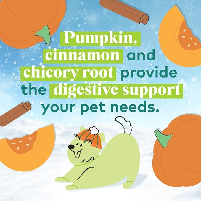 Honest to Goodness Plant Snacks Limited Edition Holiday Pumpkin Spice Dog Treats, 4oz