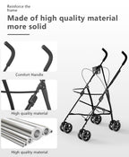 Pet Stroller with 4 Wheels for Small/Medium Pets, Portable Travel Foldable Carrier Jogger for Dog Cat Puppy Kitty, Rear Wheel Breaks, Storage Basket, Visible Mesh with Weather Cover (Black)