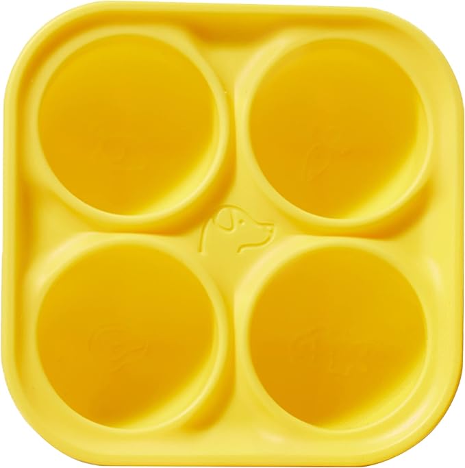 WOOF Pupsicle Treat Tray Mold, XL 75 lbs and Up, Silicone Molds for Dog Treats, Dishwasher Safe, Reusable Treat Tray, Freeze Refill Treats For The Pupsicle Toy