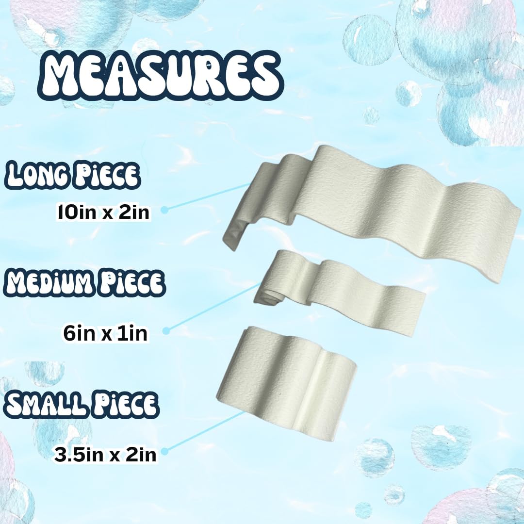 REEFSHAPE Aquarium or Terrarium Substrate Cliffs Combo Pack | Separate Substrate Layers in Aquariums or Terrariums to Create Cliffs & Depth | Made in USA (Cliff Combo, White)
