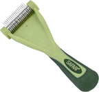 Coastal Pet Safari Shed Magic De-Shedding Tool - Long Hair Grooming Brush With Metal Comb for Cats
