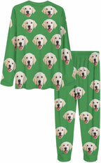 MyPupSocks Custom Face Pajamas Sets for Women, Personalized Photo Sleepwear XS-XXL