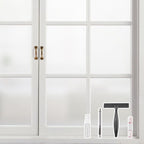 Kromapolis Window Privacy Film Frosted Glass Window Film, Heat Blocking Privacy Film for Glass Windows, Static Cling Non-Adhesive Frosting Window Stickers for Door Home (Frosted, 11.8 x 78.7 inch)