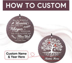 Sympathy Wind Chimes Life Tree, 36inch Personalized Memorial Wind Chimes, Cardinal Wind Chime for Loss of Loved Dad/Mom, Sympathy Gifts Memorial Gifts, Deep Tone Outdoor Decorations