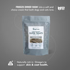 King Lou Pets - Whole Minnows for Cats and Dogs - Freeze Dried Minnows - USA-Made Freeze Dried Dog Treats and Cat Treats - Omega Rich for Skin and Coat Health - 1 lb Prior to Freeze-Drying