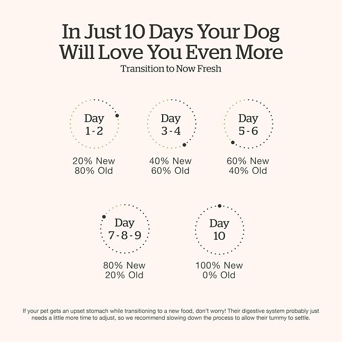Now Fresh Grain-Free, Dry Dog Food, Real Meat and Fish, Turkey, Salmon and Duck Adult Recipe, All Breed Size, 3.5 lb Bag