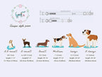 Unique style paws Dog Collar Metal Buckle Collar for Winter Christmas Gingerbread for Small Medium Large Boys Girls Dogs