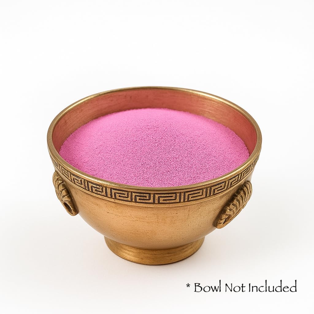 Lavender Sand - Fine Sand for Zen Garden, Resin Incense Burner, Smudge Bowl, Ritual Incense, Cast Iron Cauldron, Unity Ceremony, Sensory Bin Table, Mandala, Crafts by Alternative Imagination (1 Pound)