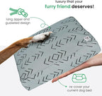 Molly Mutt Medium to Large Duvet Cover, Reflections, Blue/Gray with Black Arrows, 27"x36"x5"