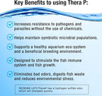 MICROBE-LIFT THERAPH16 TheraP Fish Care Treatment for Freshwater and Saltwater Home Aquariums and Tanks, 16 Ounces (Pack of 4)