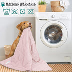 PetAmi Premium Cooling Dog Blanket | Lightweight Fluffy Pet Throw Blanket Bed Cover for Dogs, Cat, Puppies | Pet Blanket Furniture Protector Couch Sofa | Reversible Fuzzy Cozy | 60x80, Pink