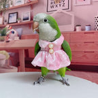 Bird Costume Bird Diaper Flight Suit Parrot Velvet Fleece Skirt Clothes Cosplay Photo Prop for Conure Lovebird Parakeet Cockatiel Macaw Small Animals Apparel (White,XX-Large)