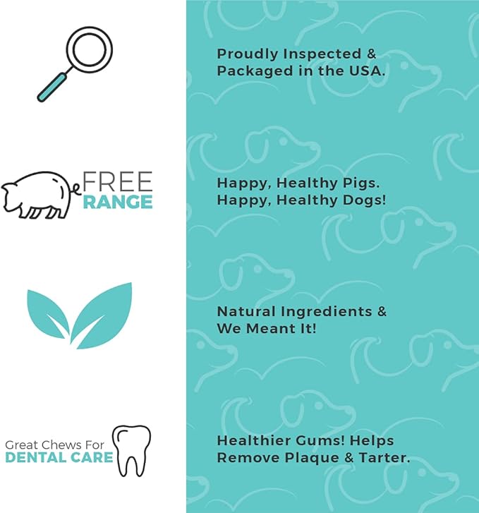 Dog Nip! 6-Inch Pork Spring Bully Sticks (12 Pack) for Dogs or Puppies - All Natural Porky Spring Bully Pizzle Bone - Best Chew Dental Treats for Small and Medium Breeds