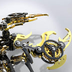 Scorpion 3D Metal Puzzles Kits for Adults Teens – 454 Pcs – Mechanical Assembly Models – 4 Hours to Build – Ideal for Gifts and Decorations (Gold and Black)