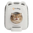 Pro Automatic Cat Self Groomer with 6 Flexible Grooming Brushes