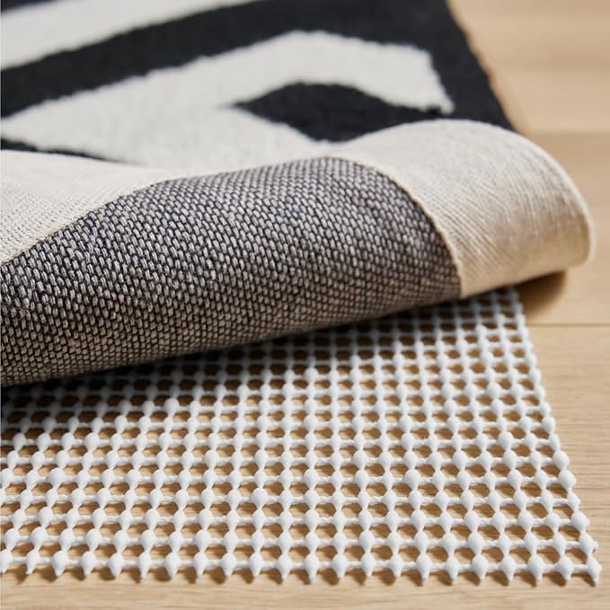 GORILLA GRIP Strong Rug Pad Gripper, 8x11 FT, US Designed, Grips Help Keep Area Rugs Safe and in Place, Slip and Skid Resistant Pads for Hard Floors, Under Carpet Mat Cushion and Hardwood Protection