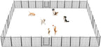 Dog Playpen 32 inch 36 Panels Indoor Outdoor Dog Pen for Medium/Small Dogs Heavy Duty Metal Dog Fence Outdoor for Yard, Puppy Playpen with Door Portable Pet Fence for RV Camping Yard