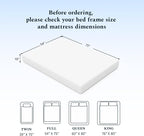 Full Mattress, 10 Inch Memory Foam Mattress in a Box, Fiberglass Free Full Size Mattresses for Pressure & Pain Relief, Soft and Comfortable